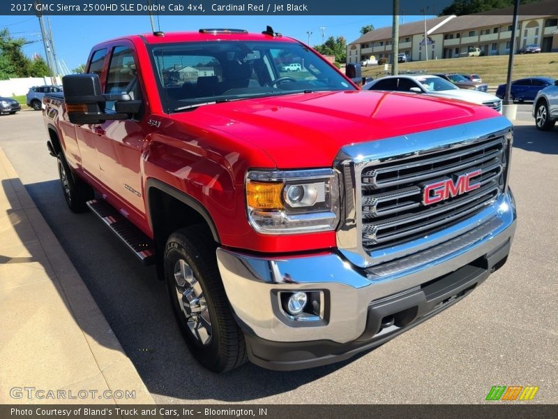 Cardinal Red / Jet Black 2017 GMC Sierra 2500HD SLE Double Cab 4x4