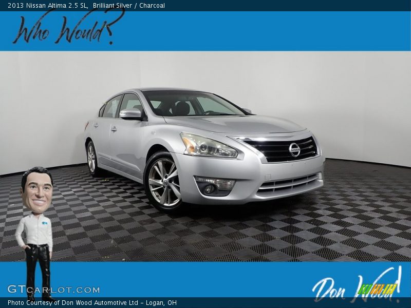 Brilliant Silver / Charcoal 2013 Nissan Altima 2.5 SL