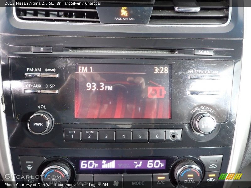Brilliant Silver / Charcoal 2013 Nissan Altima 2.5 SL