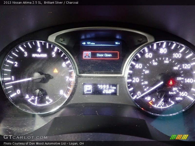 Brilliant Silver / Charcoal 2013 Nissan Altima 2.5 SL