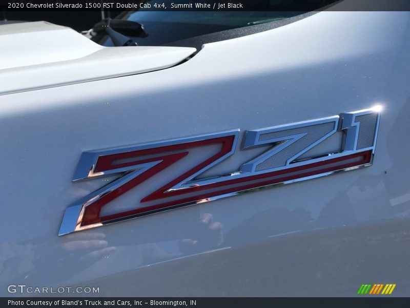 Summit White / Jet Black 2020 Chevrolet Silverado 1500 RST Double Cab 4x4