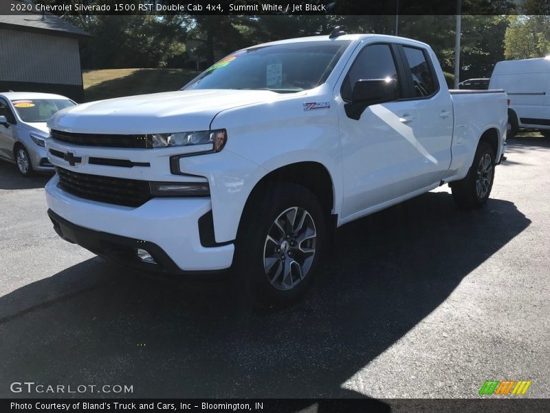 Summit White / Jet Black 2020 Chevrolet Silverado 1500 RST Double Cab 4x4