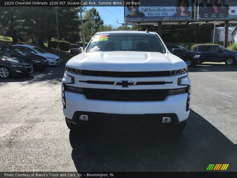 Summit White / Jet Black 2020 Chevrolet Silverado 1500 RST Double Cab 4x4