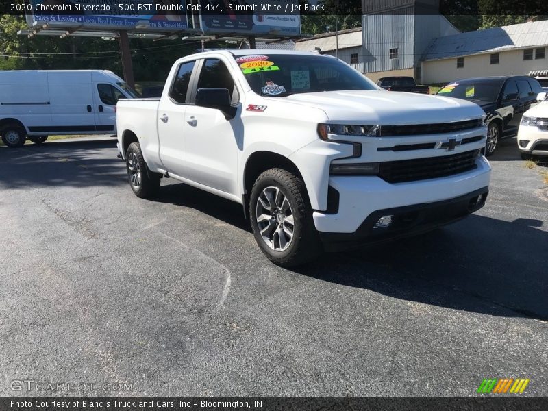 Summit White / Jet Black 2020 Chevrolet Silverado 1500 RST Double Cab 4x4