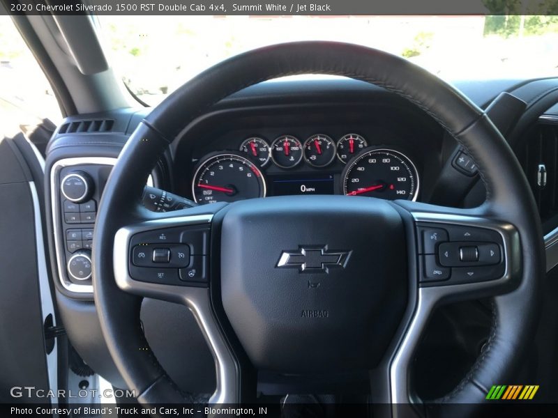 Summit White / Jet Black 2020 Chevrolet Silverado 1500 RST Double Cab 4x4