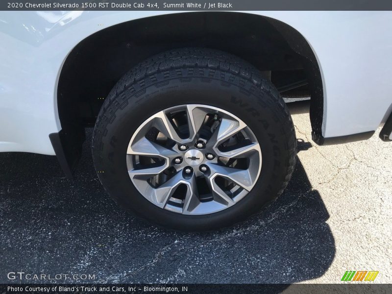 Summit White / Jet Black 2020 Chevrolet Silverado 1500 RST Double Cab 4x4