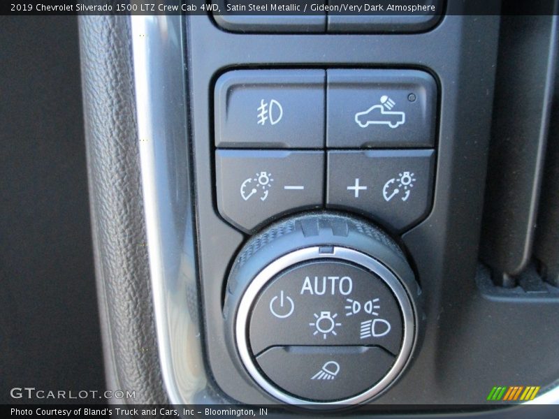 Satin Steel Metallic / Gideon/Very Dark Atmosphere 2019 Chevrolet Silverado 1500 LTZ Crew Cab 4WD