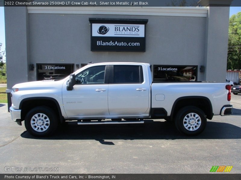Silver Ice Metallic / Jet Black 2022 Chevrolet Silverado 2500HD LT Crew Cab 4x4
