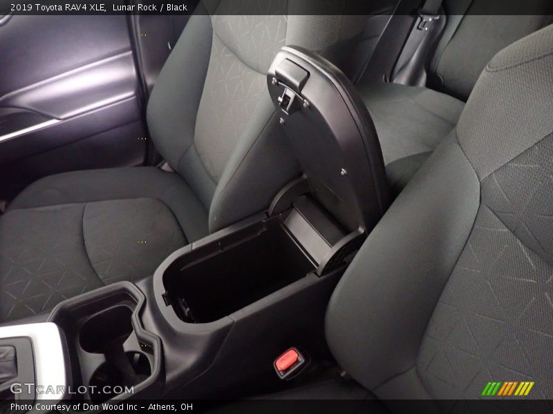 Lunar Rock / Black 2019 Toyota RAV4 XLE