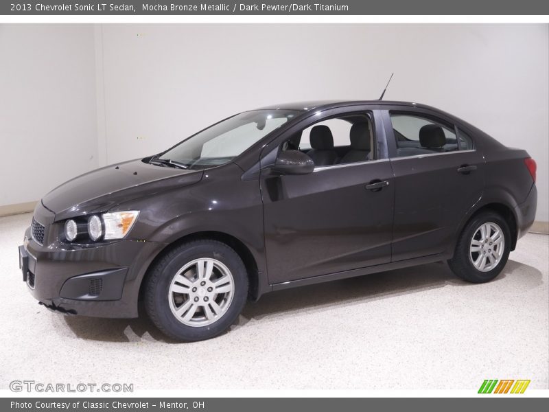 Mocha Bronze Metallic / Dark Pewter/Dark Titanium 2013 Chevrolet Sonic LT Sedan