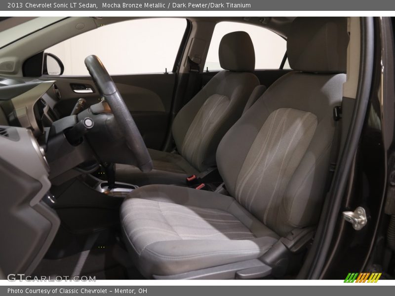 Mocha Bronze Metallic / Dark Pewter/Dark Titanium 2013 Chevrolet Sonic LT Sedan