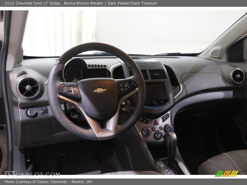 Mocha Bronze Metallic / Dark Pewter/Dark Titanium 2013 Chevrolet Sonic LT Sedan