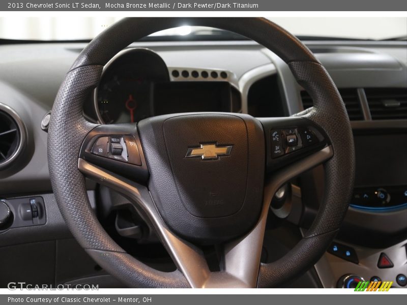 Mocha Bronze Metallic / Dark Pewter/Dark Titanium 2013 Chevrolet Sonic LT Sedan