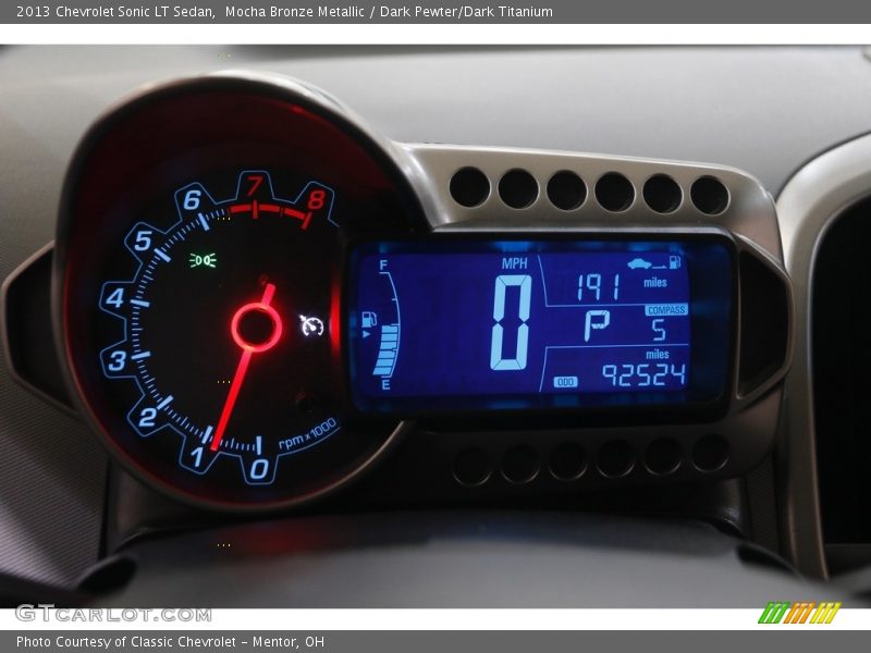 Mocha Bronze Metallic / Dark Pewter/Dark Titanium 2013 Chevrolet Sonic LT Sedan