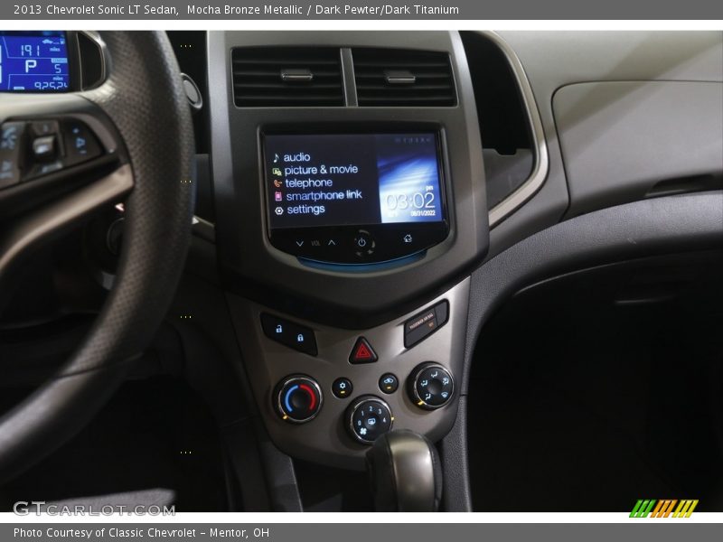 Mocha Bronze Metallic / Dark Pewter/Dark Titanium 2013 Chevrolet Sonic LT Sedan