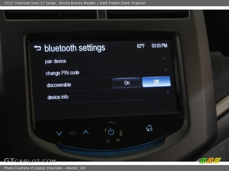 Mocha Bronze Metallic / Dark Pewter/Dark Titanium 2013 Chevrolet Sonic LT Sedan