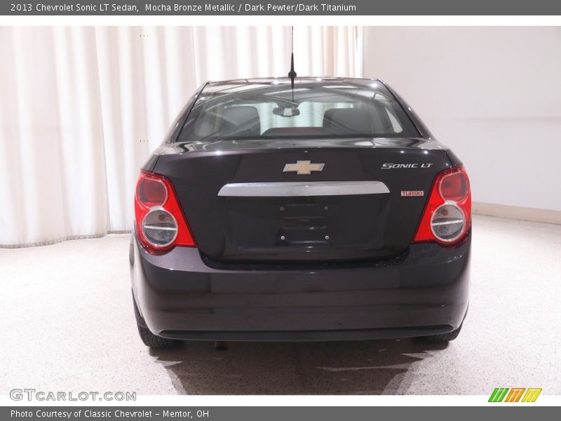 Mocha Bronze Metallic / Dark Pewter/Dark Titanium 2013 Chevrolet Sonic LT Sedan