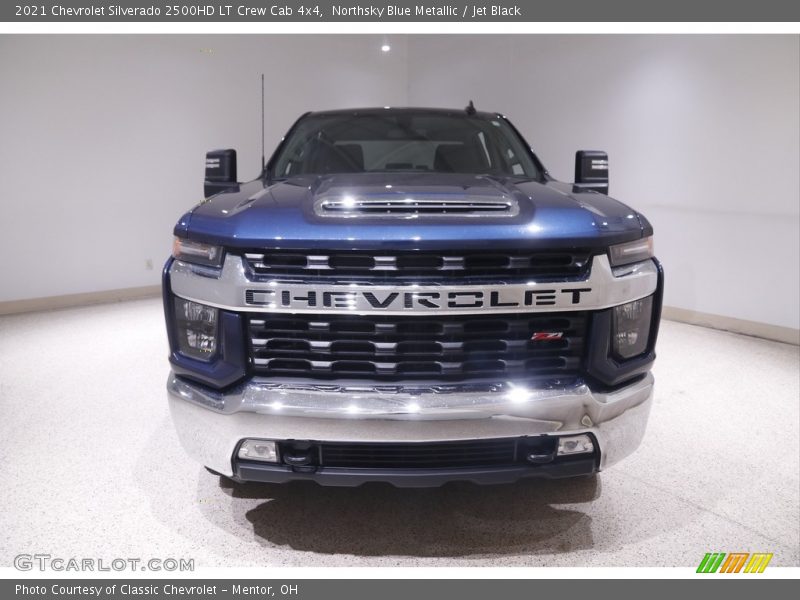 Northsky Blue Metallic / Jet Black 2021 Chevrolet Silverado 2500HD LT Crew Cab 4x4