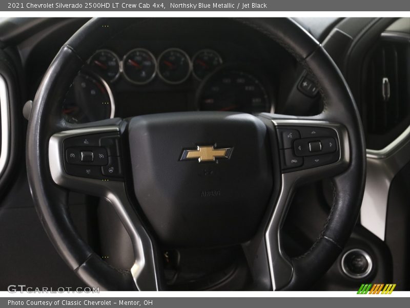 Northsky Blue Metallic / Jet Black 2021 Chevrolet Silverado 2500HD LT Crew Cab 4x4