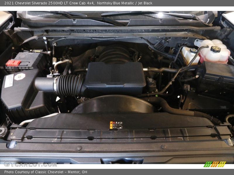Northsky Blue Metallic / Jet Black 2021 Chevrolet Silverado 2500HD LT Crew Cab 4x4