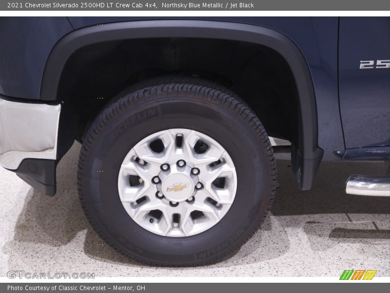 Northsky Blue Metallic / Jet Black 2021 Chevrolet Silverado 2500HD LT Crew Cab 4x4