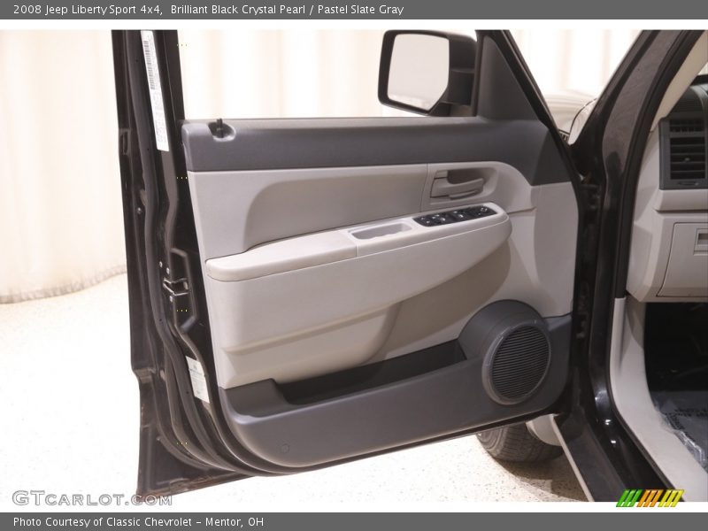 Brilliant Black Crystal Pearl / Pastel Slate Gray 2008 Jeep Liberty Sport 4x4