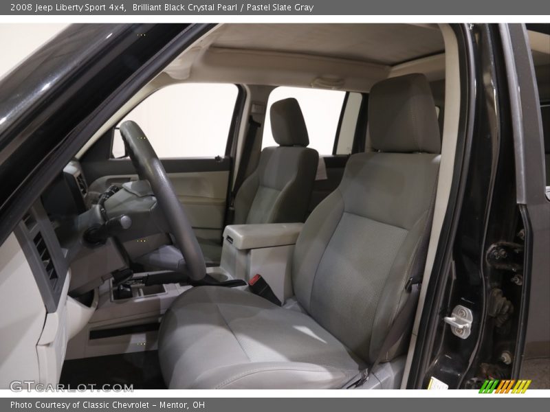 Brilliant Black Crystal Pearl / Pastel Slate Gray 2008 Jeep Liberty Sport 4x4