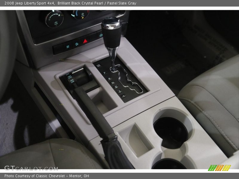 Brilliant Black Crystal Pearl / Pastel Slate Gray 2008 Jeep Liberty Sport 4x4