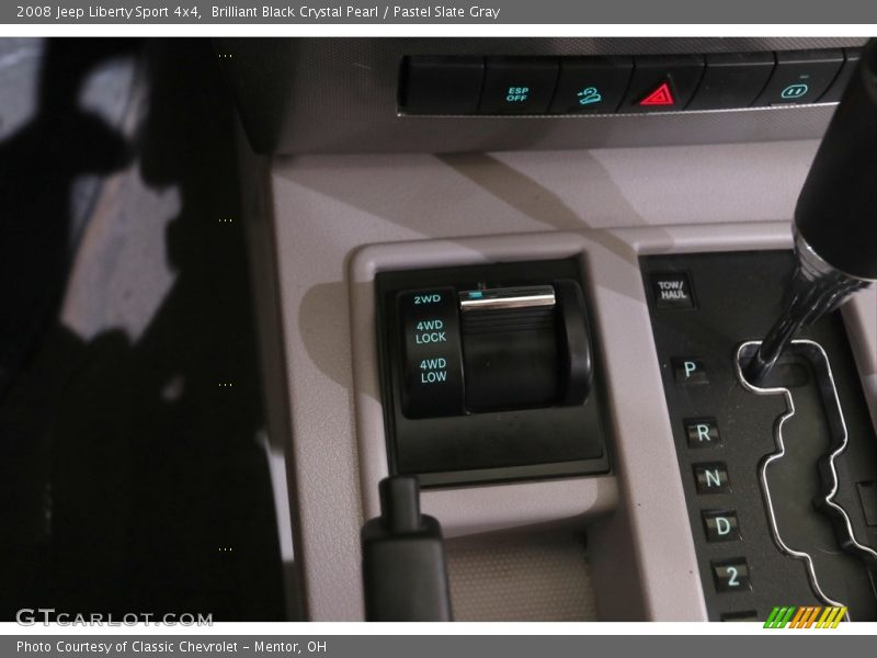 Brilliant Black Crystal Pearl / Pastel Slate Gray 2008 Jeep Liberty Sport 4x4
