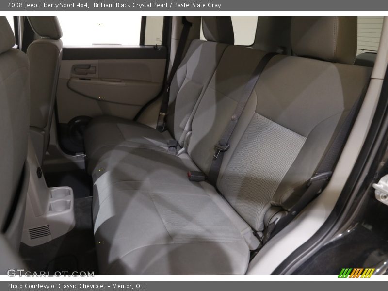 Brilliant Black Crystal Pearl / Pastel Slate Gray 2008 Jeep Liberty Sport 4x4