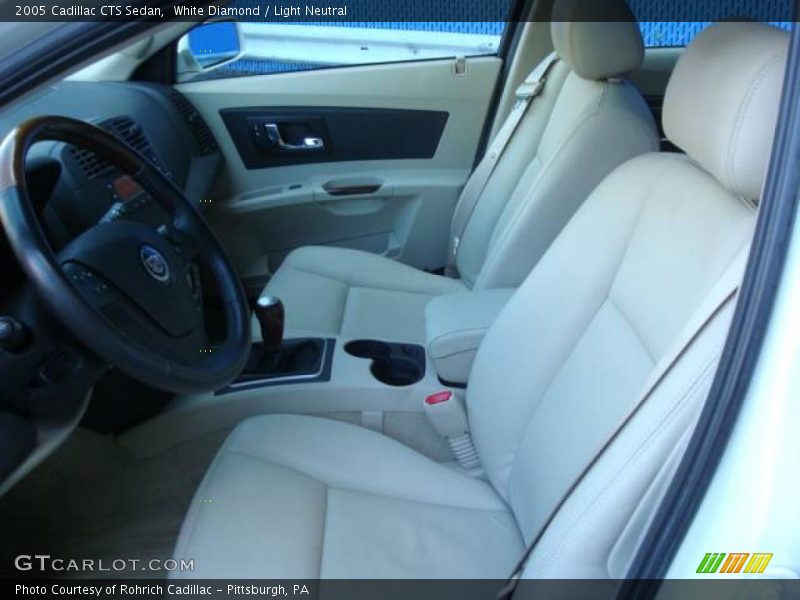 White Diamond / Light Neutral 2005 Cadillac CTS Sedan