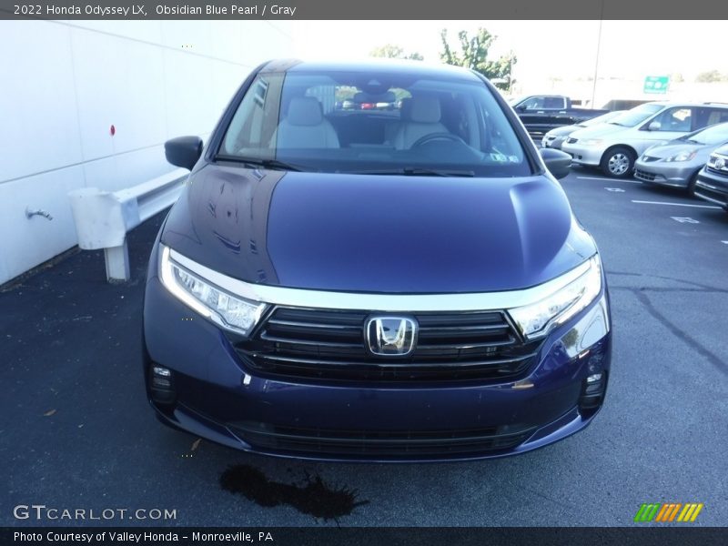 Obsidian Blue Pearl / Gray 2022 Honda Odyssey LX