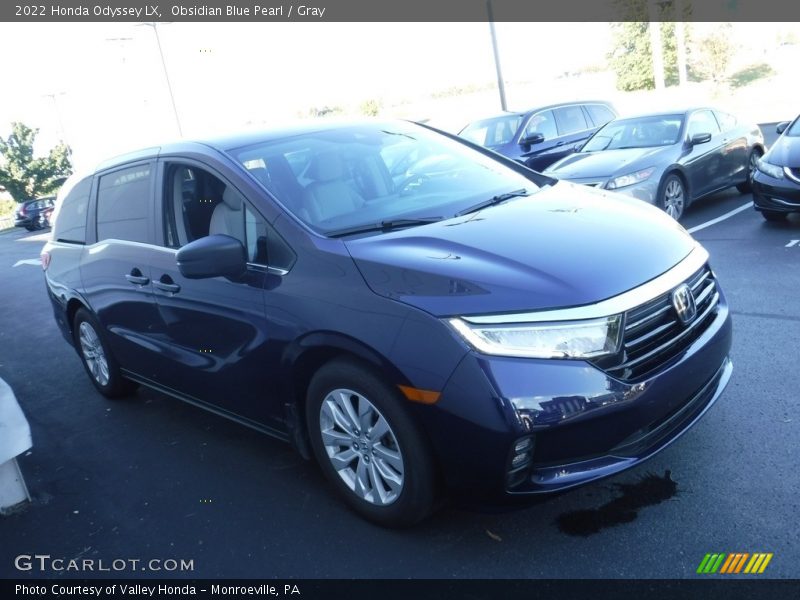 Obsidian Blue Pearl / Gray 2022 Honda Odyssey LX