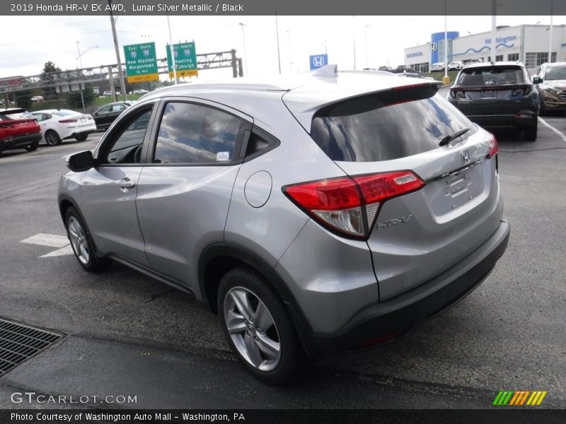 Lunar Silver Metallic / Black 2019 Honda HR-V EX AWD