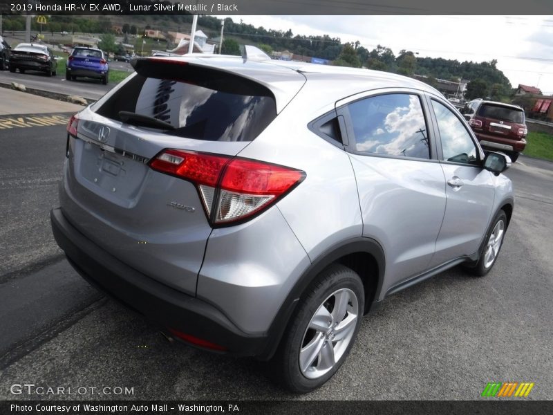 Lunar Silver Metallic / Black 2019 Honda HR-V EX AWD