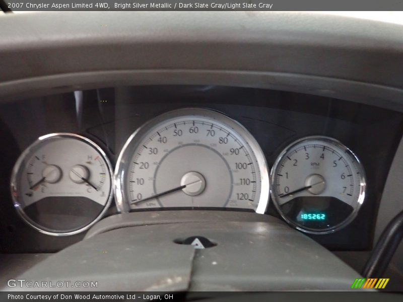 Bright Silver Metallic / Dark Slate Gray/Light Slate Gray 2007 Chrysler Aspen Limited 4WD