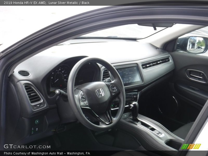 Lunar Silver Metallic / Black 2019 Honda HR-V EX AWD