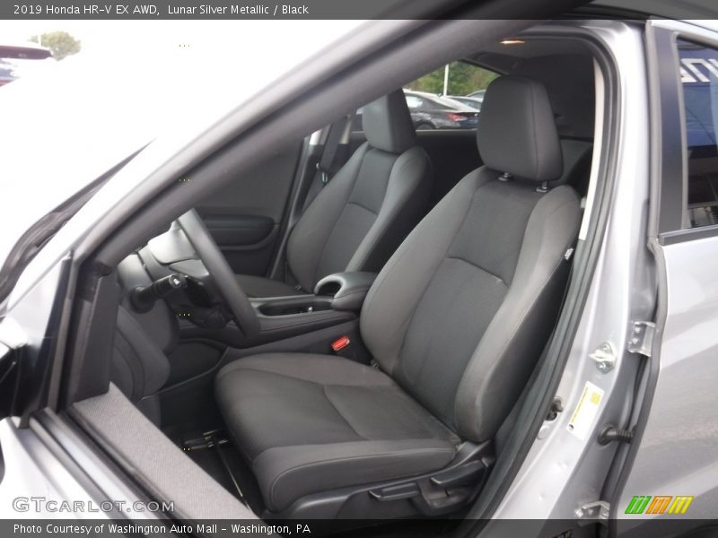 Lunar Silver Metallic / Black 2019 Honda HR-V EX AWD