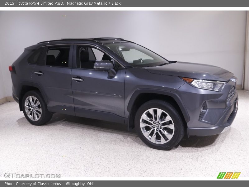 Magnetic Gray Metallic / Black 2019 Toyota RAV4 Limited AWD