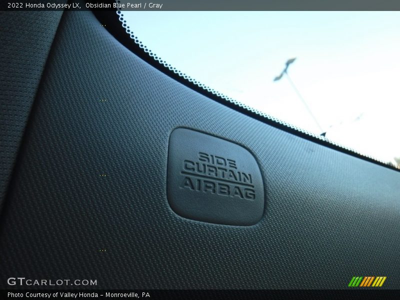 Obsidian Blue Pearl / Gray 2022 Honda Odyssey LX