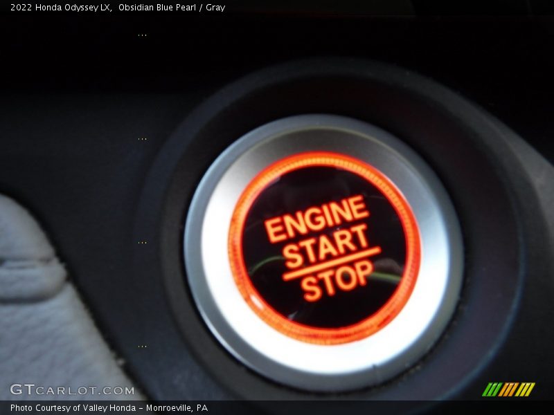 Obsidian Blue Pearl / Gray 2022 Honda Odyssey LX