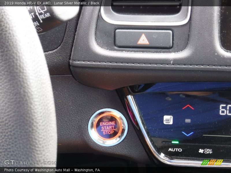 Lunar Silver Metallic / Black 2019 Honda HR-V EX AWD