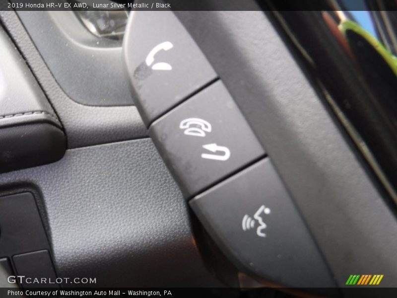 Lunar Silver Metallic / Black 2019 Honda HR-V EX AWD