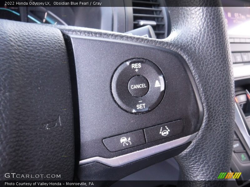 Obsidian Blue Pearl / Gray 2022 Honda Odyssey LX