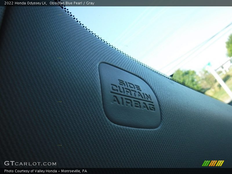 Obsidian Blue Pearl / Gray 2022 Honda Odyssey LX