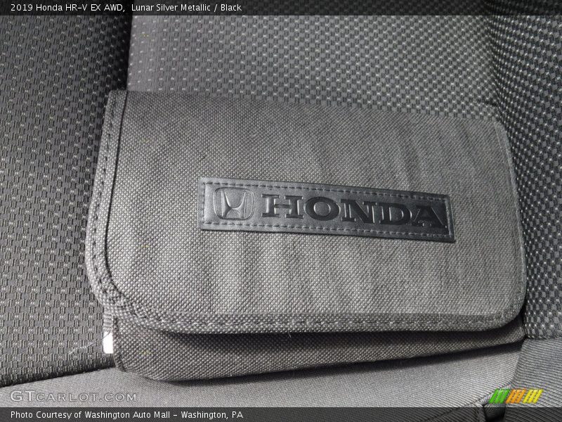 Lunar Silver Metallic / Black 2019 Honda HR-V EX AWD