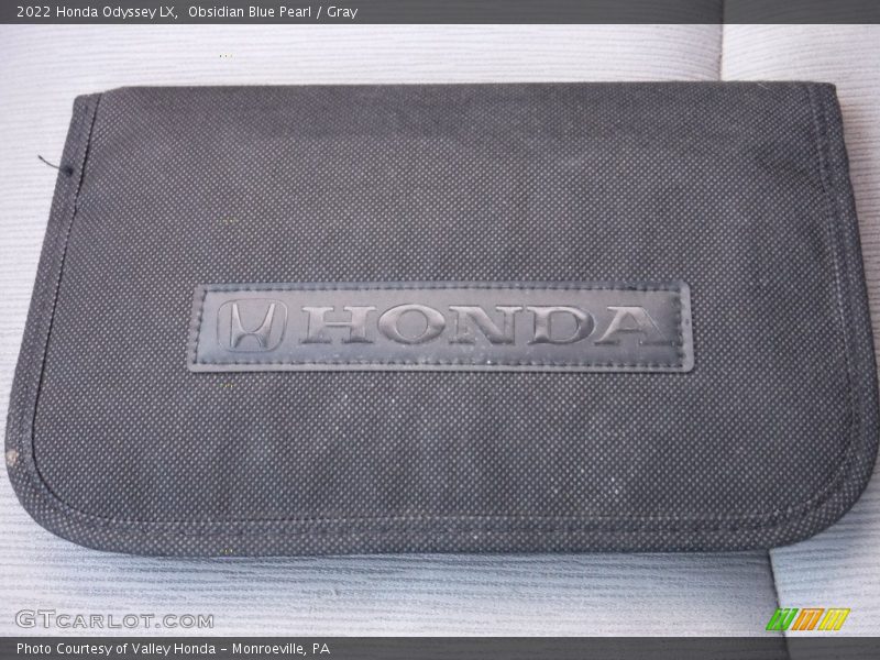 Obsidian Blue Pearl / Gray 2022 Honda Odyssey LX