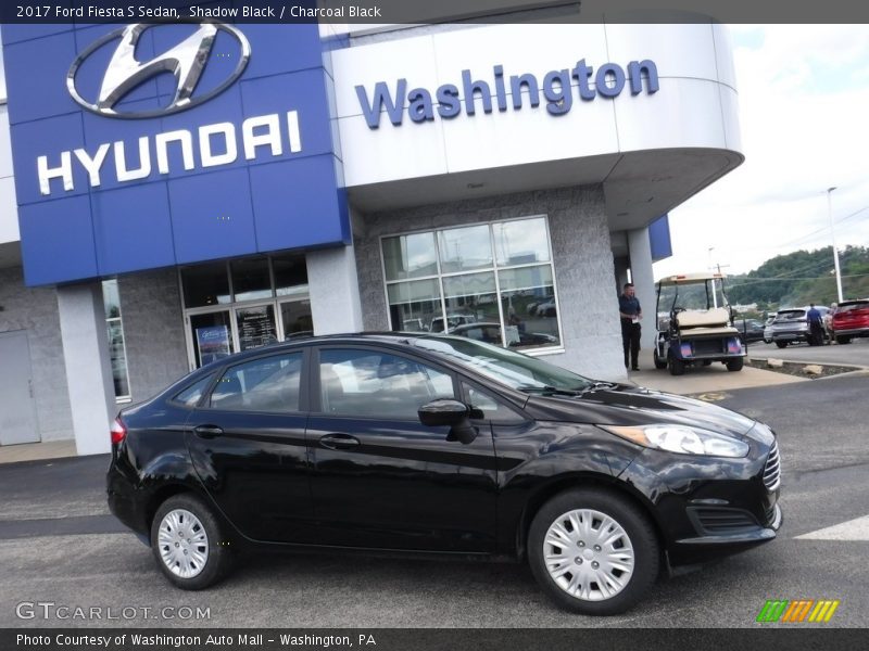Shadow Black / Charcoal Black 2017 Ford Fiesta S Sedan