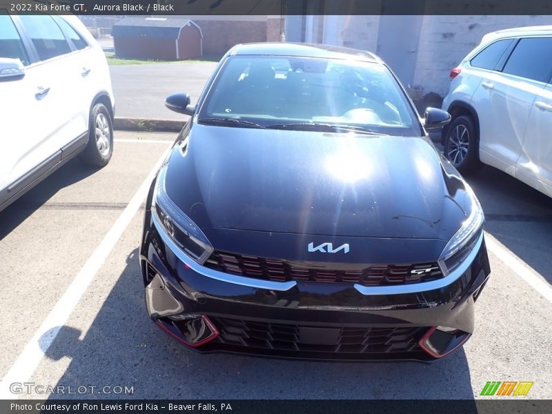 Aurora Black / Black 2022 Kia Forte GT