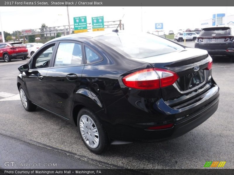 Shadow Black / Charcoal Black 2017 Ford Fiesta S Sedan